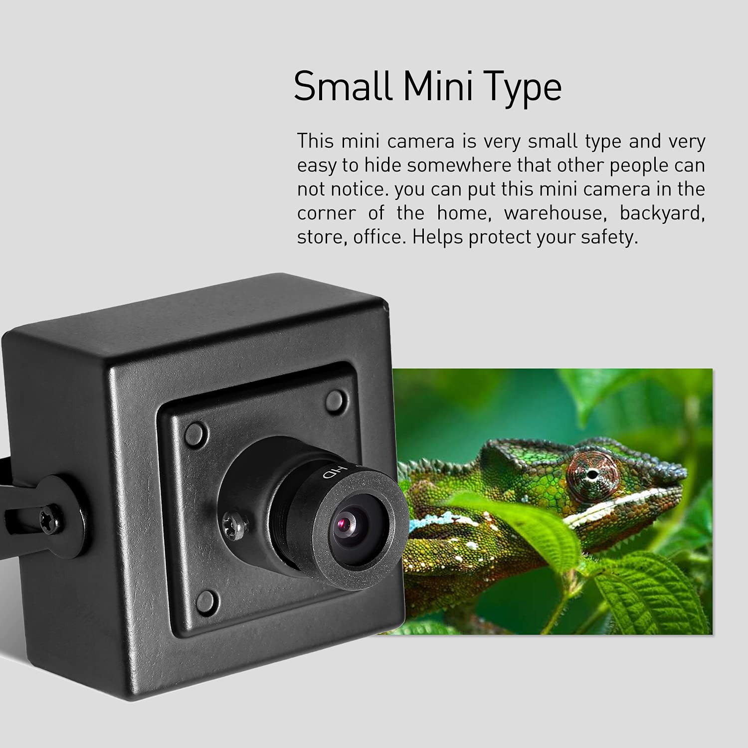 Revotech Mini Poe Ip Camera, Hd 3Mp Indoor Security Camera 3.6Mm Lens P2P Remote View Cctv Video Cam H.265/H.264 (I706 Poe Black)